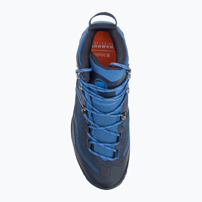 Trekking Wander Schuhe Herren Mammut Ducan II High GTX marine/ deep ice 5