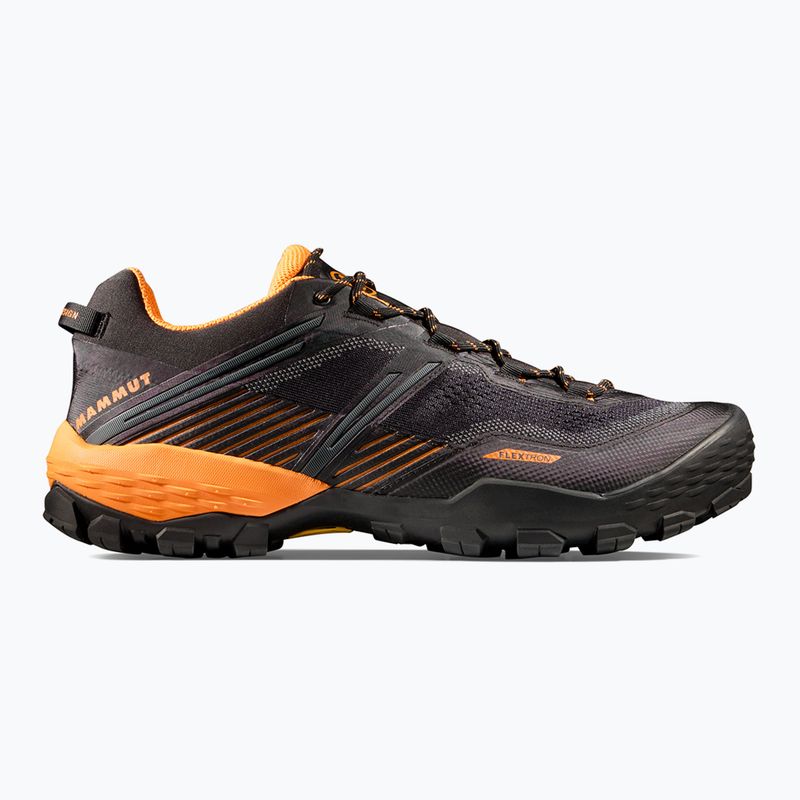 Herren-Trekkingstiefel Mammut Ducan II Low GTX schwarz/ dark tangerine