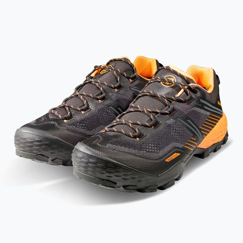 Herren-Trekkingstiefel Mammut Ducan II Low GTX schwarz/ dark tangerine 4