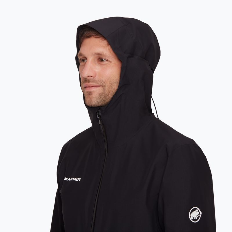 Herren Regenjacke Mammut Alto Light HS schwarz 4