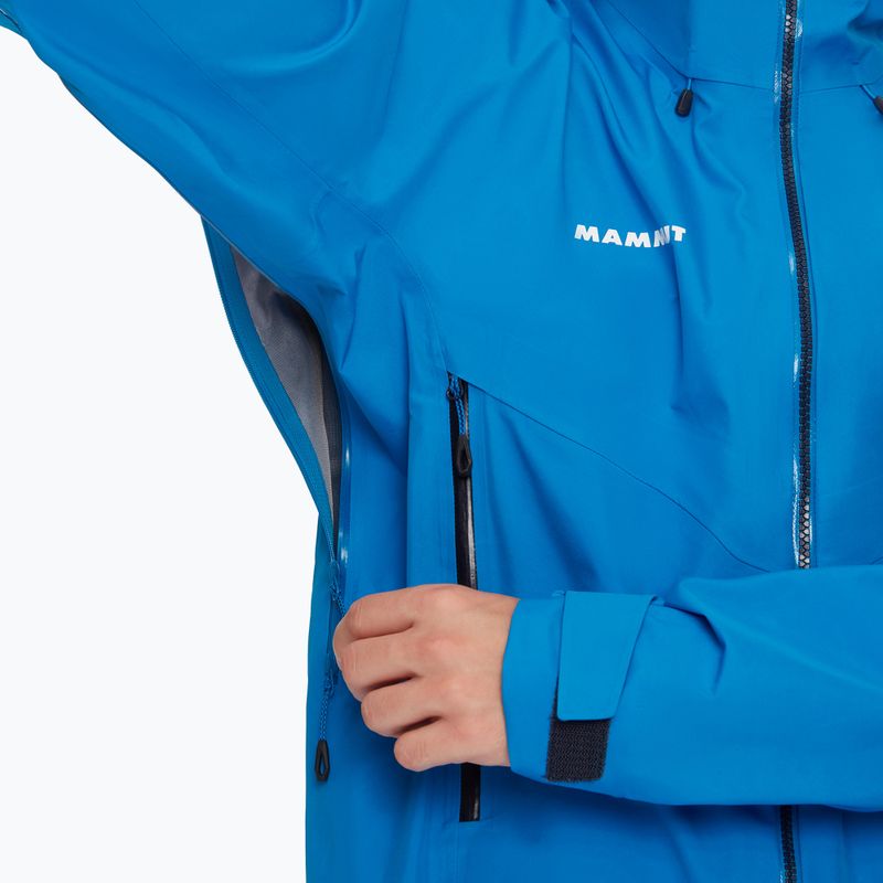 Mammut Crater IV HS Hooded Herren Regenjacke gletscherblau 5