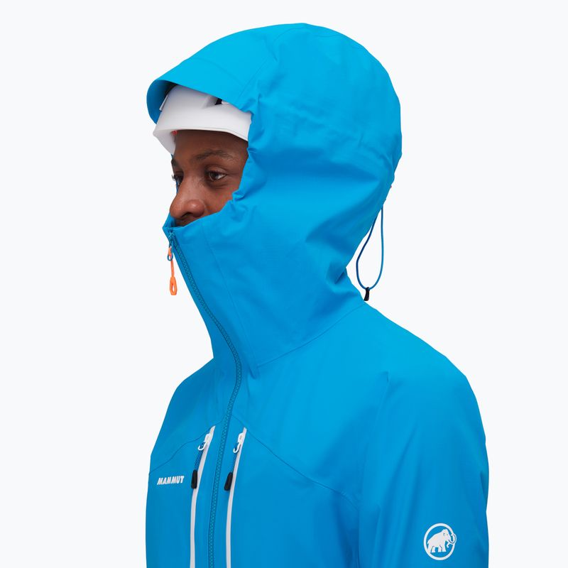 Mammut Herren Regenjacke Taiss HS Hooded gletscherblau 4