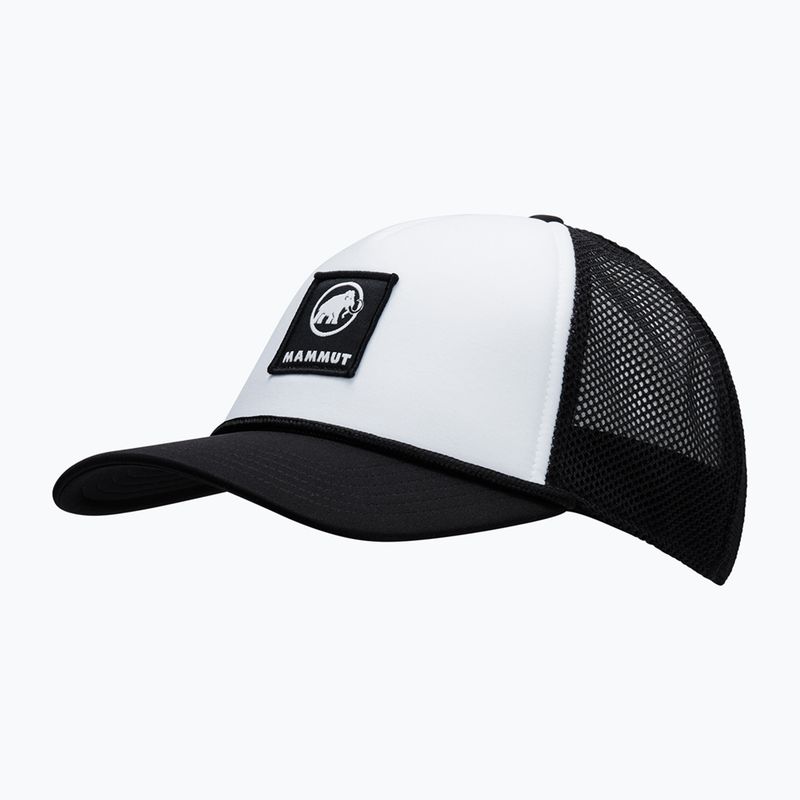 Basecap Mammut Crag Logo white/black