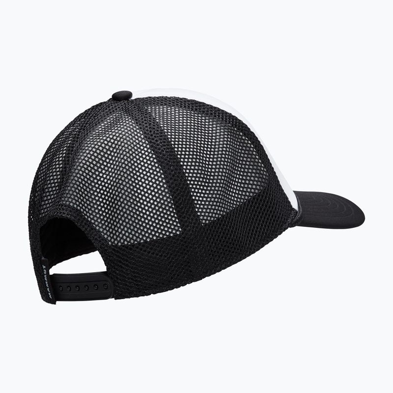 Basecap Mammut Crag Logo white/black 2