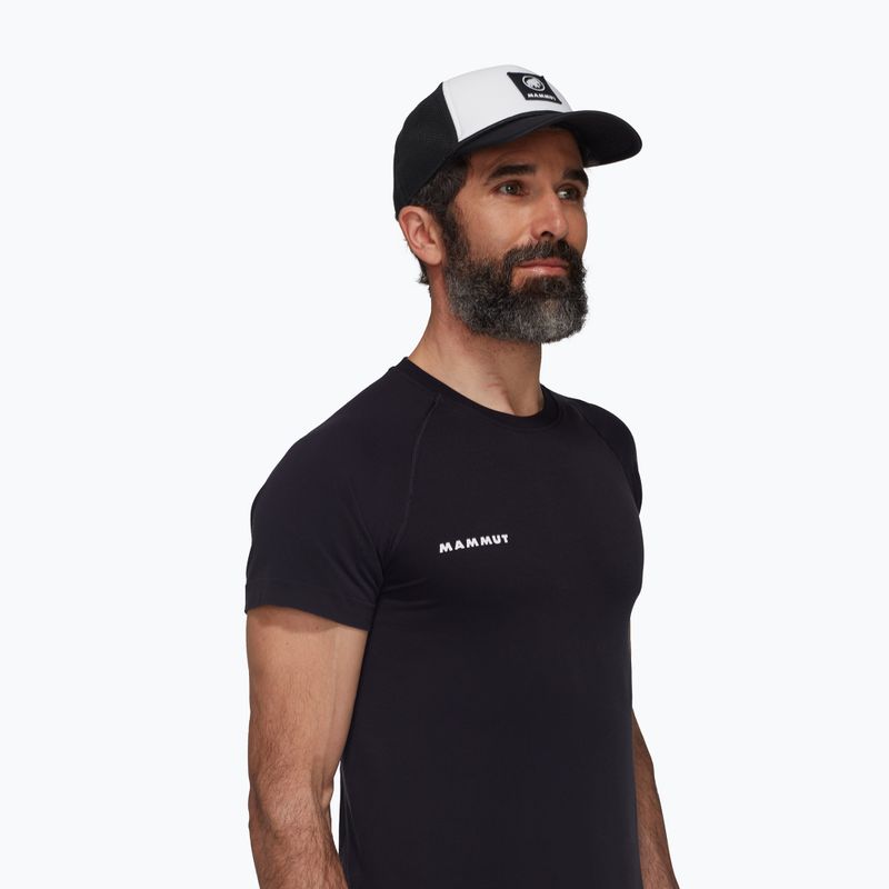 Basecap Mammut Crag Logo white/black 3