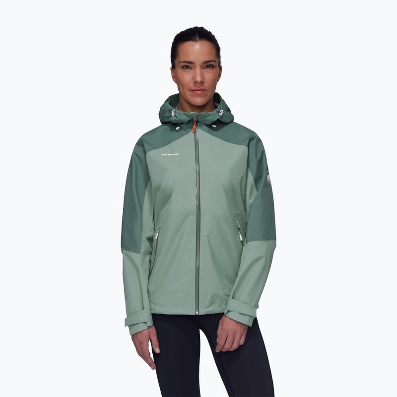 Mammut Convey Tour HS Damen Regenjacke dunkel/jade