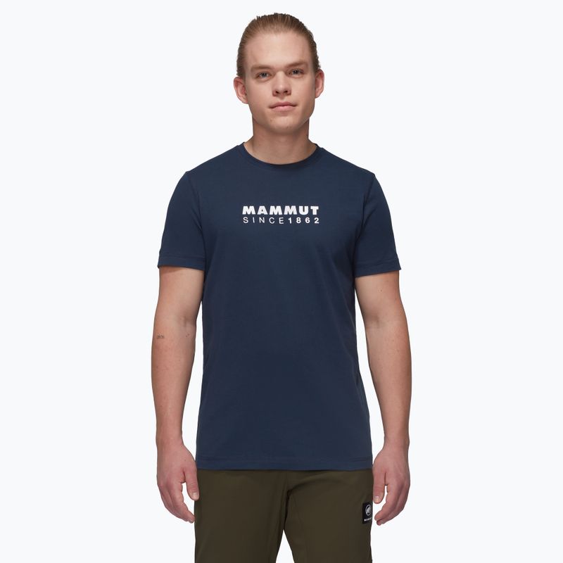 Mammut Core Logo Herren-T-Shirt marine
