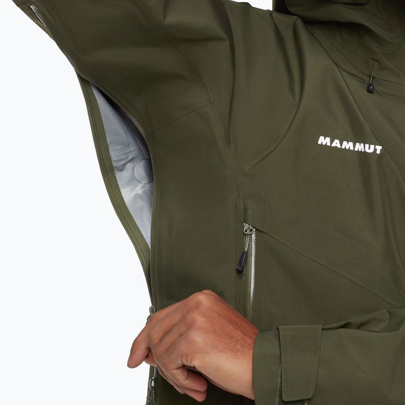 Herren Mammut Crater IV HS Hooded dark marsh Regenjacke 4