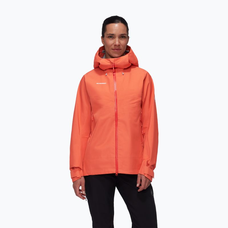 Mammut Crater IV HS Hooded Damen Regenjacke pfirsich