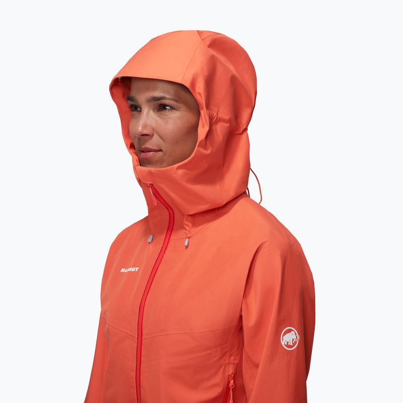 Mammut Crater IV HS Hooded Damen Regenjacke pfirsich 4