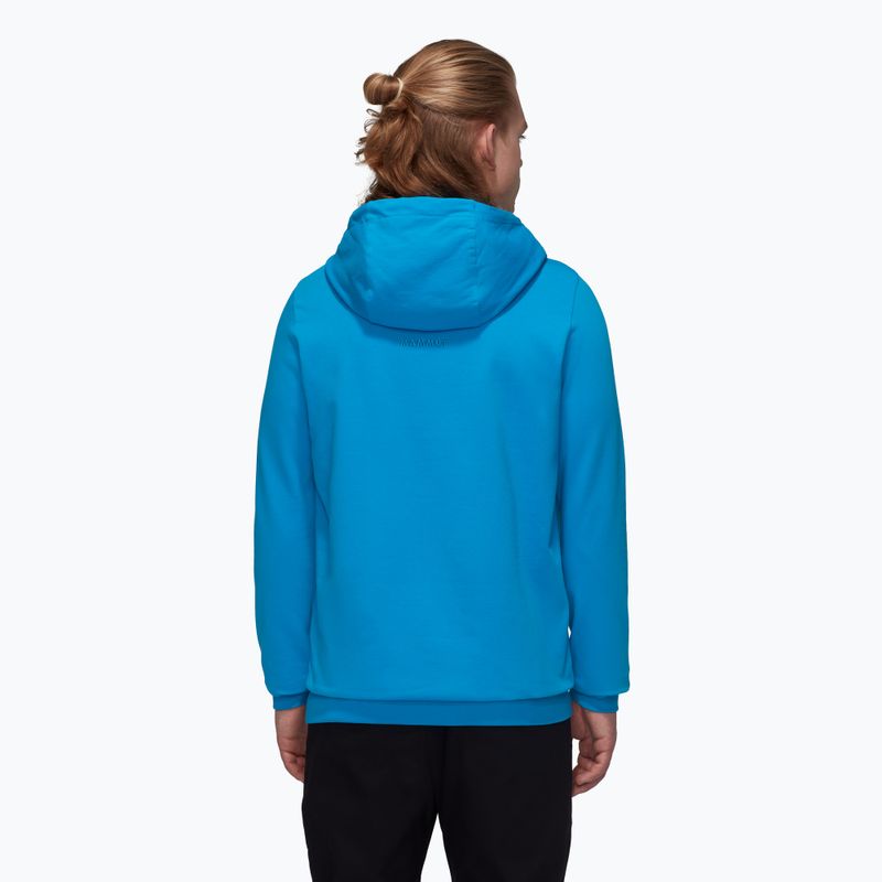 Sweatshrit Hoodie Herren Mammut ML Hoody Logo glacier blue 2