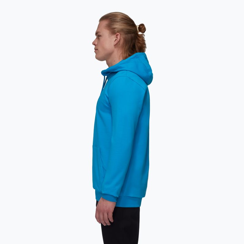 Sweatshrit Hoodie Herren Mammut ML Hoody Logo glacier blue 3