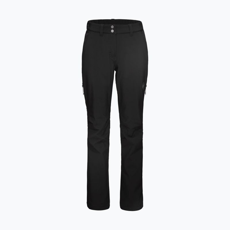 Damen-Softshellhose Mammut Runbold Winter SO schwarz 8