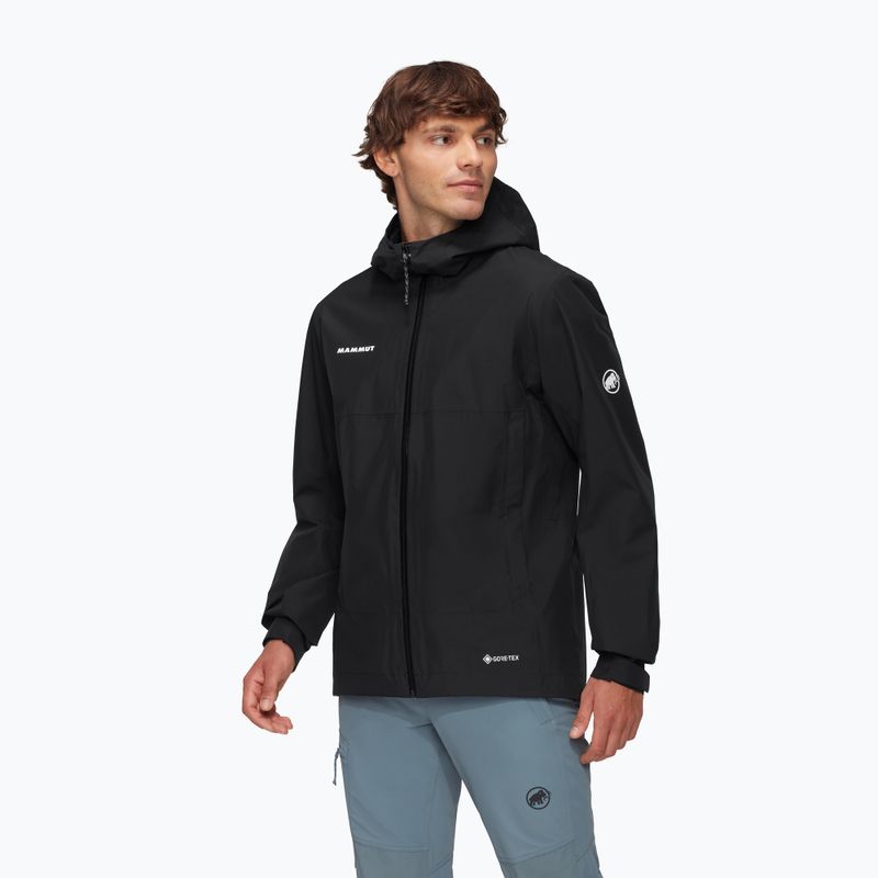 Herren Regenjacke Mammut Treeline HS Hooded black 3
