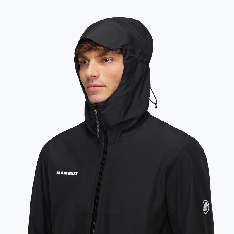 Herren Regenjacke Mammut Treeline HS Hooded black 4