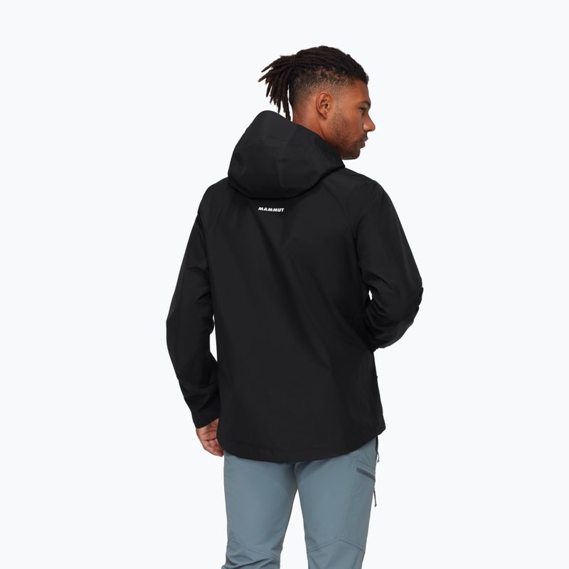 Herren-Regenjacke Mammut Crater Light HS Hooded Jacket Men black 2