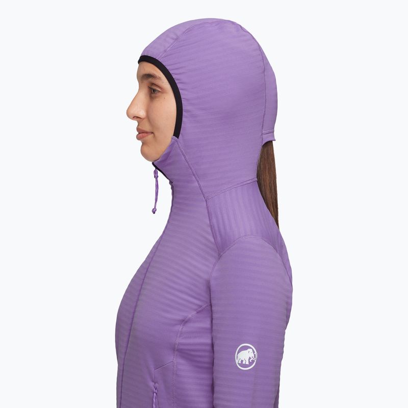 Mammut Damen-Trekking-Sweatshirt Taiss Light ML Hooded lavandin schwarz 4