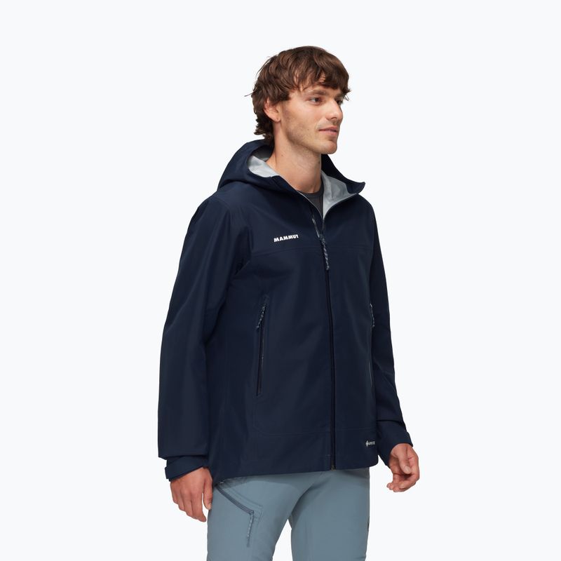 Mammut Crater Light HS Hooded Herren Regenjacke marine 3