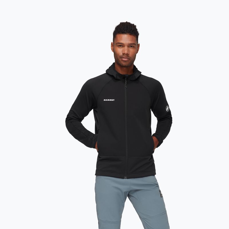 Mammut Massone ML Hooded Herren Windjacke schwarz