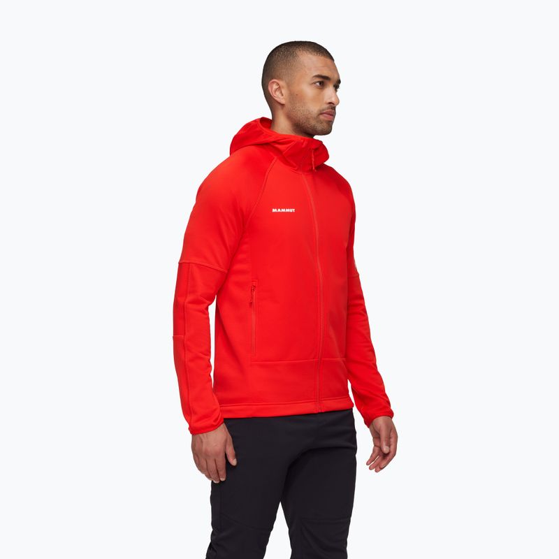 Herren Mammut Massone ML Windjacke mit Kapuze Mammut rot 3