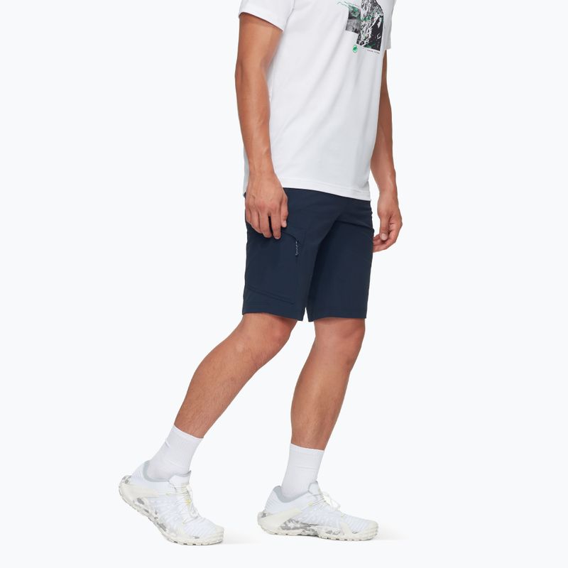 Herren-Trekking-Shorts Mammut Runbold IV marine 3