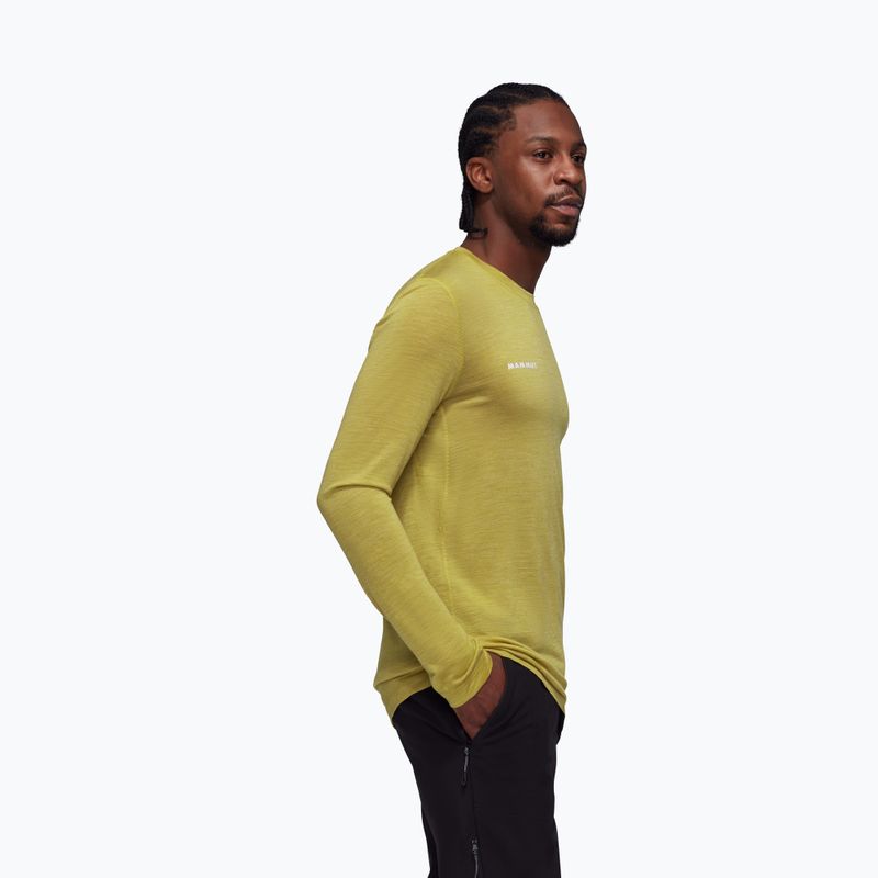 Longsleeve Herren Mammut Tree Wool FL aura melange 01690 3