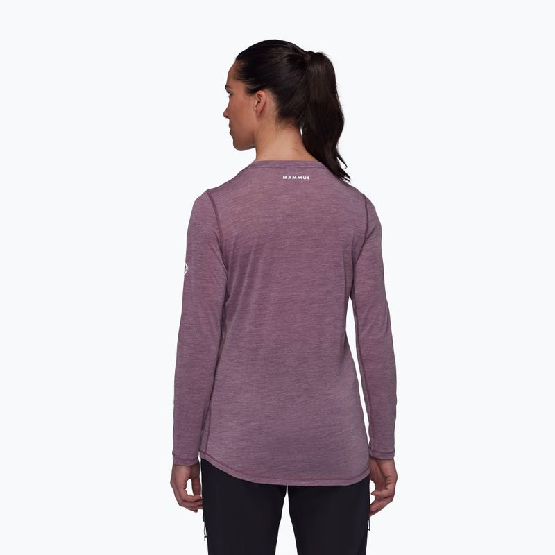 Longsleeve Damen Mammut Tree Wool FL flux melange 01700 2