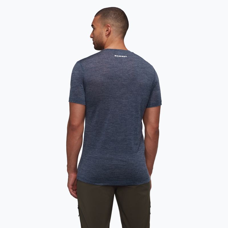 Mammut Tree Wool FL Herren-Trekking-T-Shirt marine melange 2