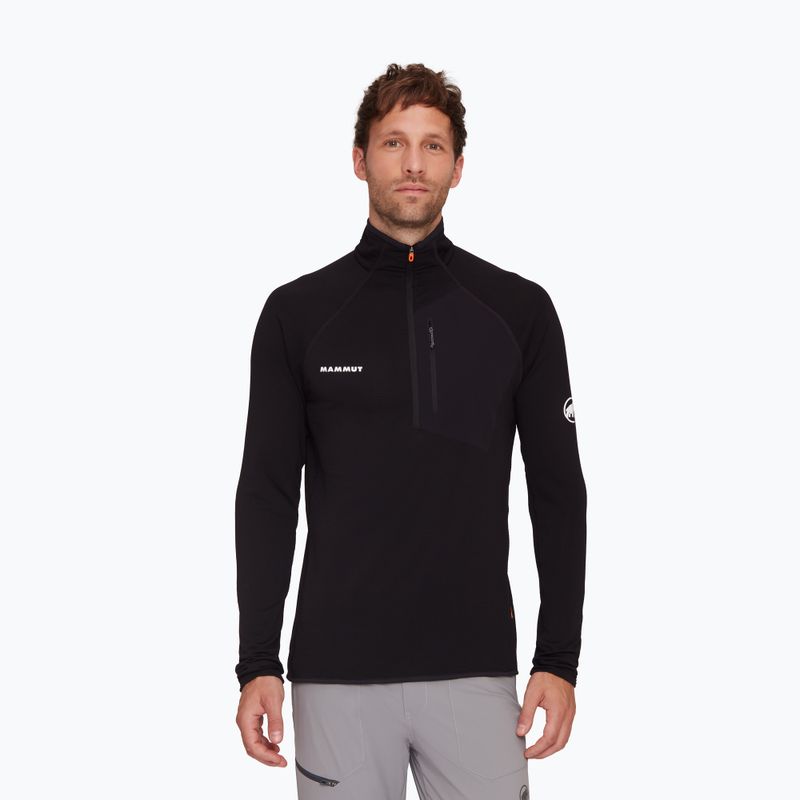 Herren-Sweatshirt Mammut Aenergy Half Zip Pull black