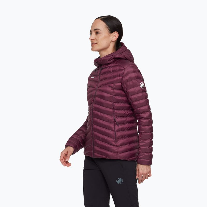 Gefütterte Damenjacke Mammut Albula IN Hooded wine/black 3