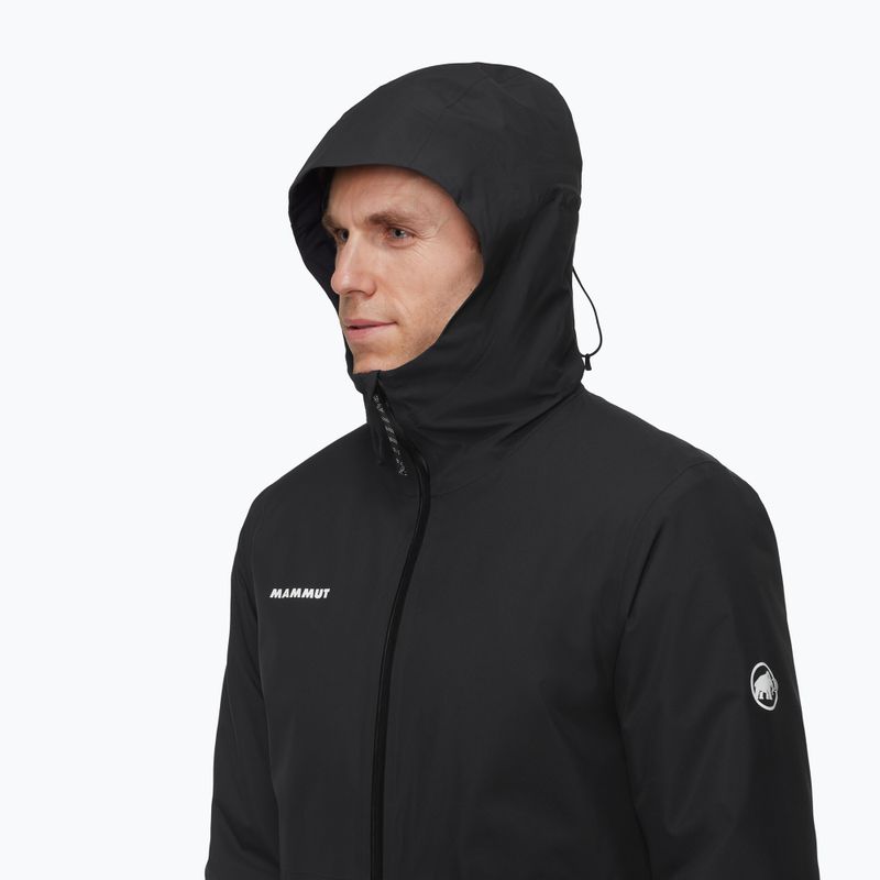 Herren-Regenjacke Mammut Linard HS Thermo Hooded Jacket Men black 4
