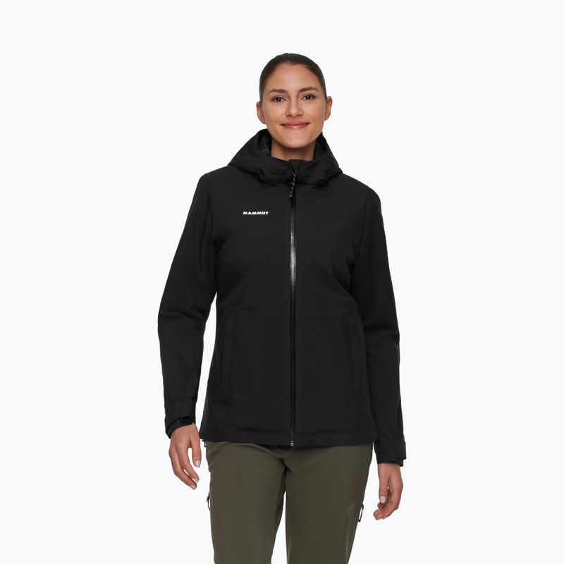 Damen-Regenjacke Mammut Linard HS Thermo Hooded Jacket Women black