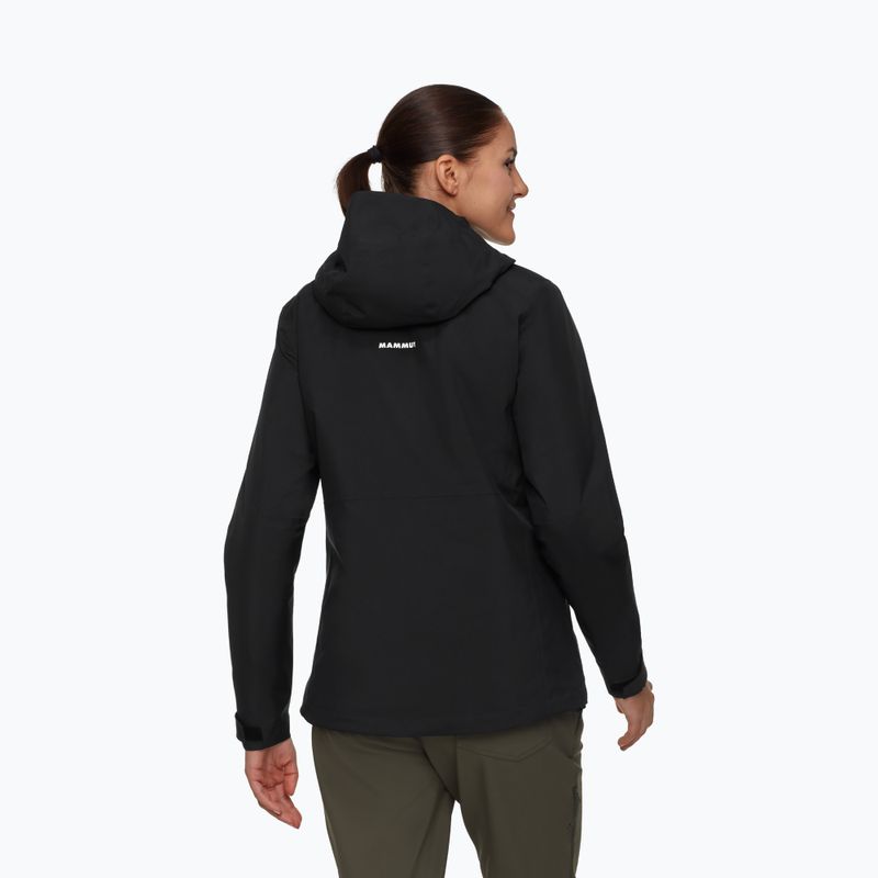 Damen-Regenjacke Mammut Linard HS Thermo Hooded Jacket Women black 2