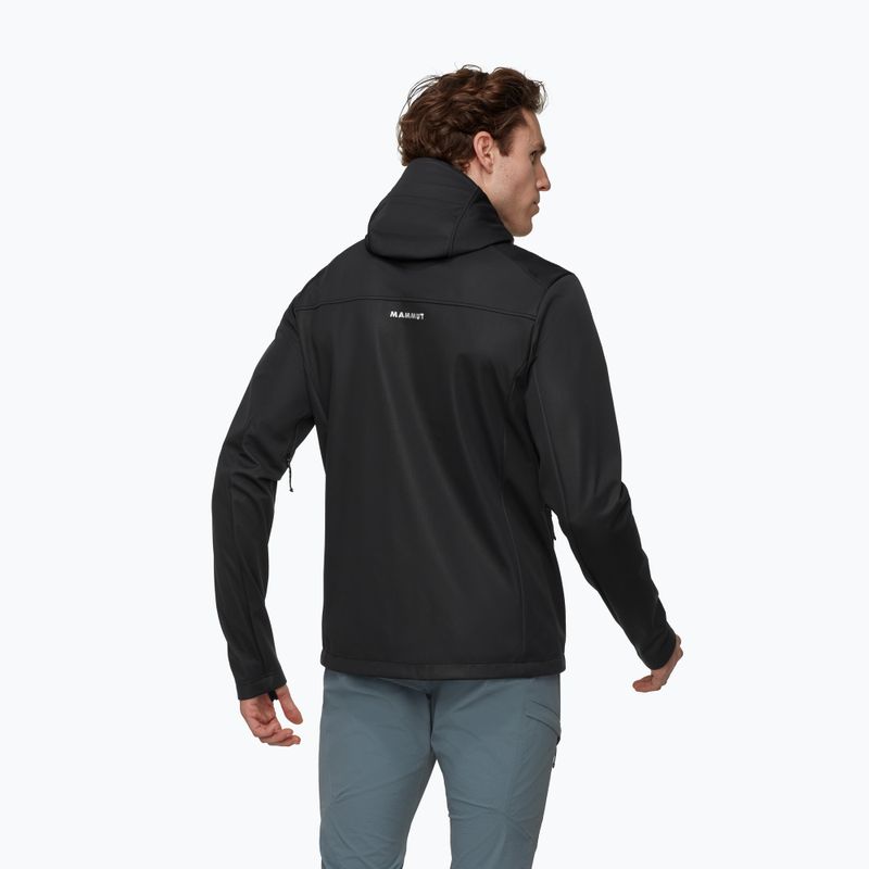 Herren-Softshelljacke Mammut Ultimate VIII Softshell Hooded black 2