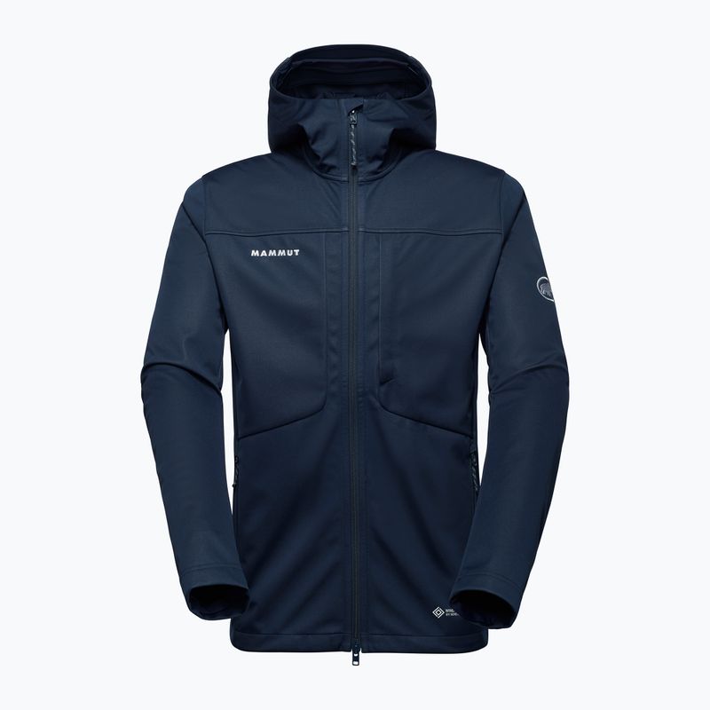 Herren-Softshelljacke Mammut Ultimate VIII Softshell Hooded navy 4