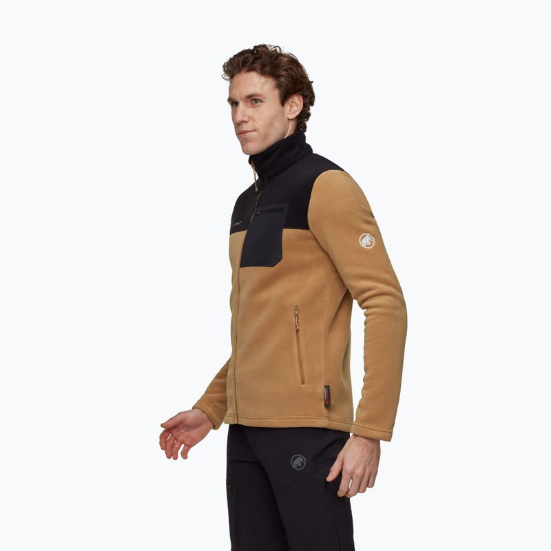 Herren-Trekking-Sweatshirt Mammut Innominata ML claystone/black 3