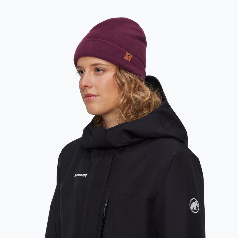 Wintermütze Mammut Fleece wine 3
