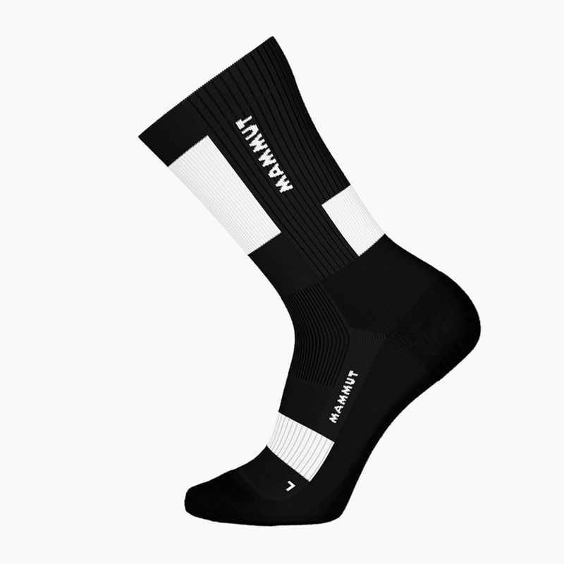 Socken Mammut Mountaineering Lightweight Merino Crew black/white