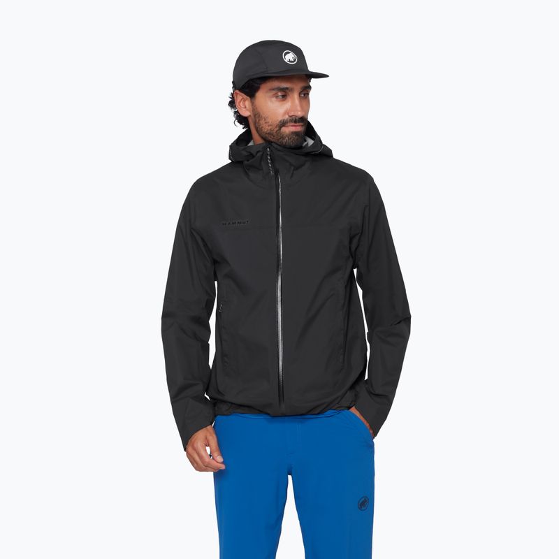 Herren-Windjacke Mammut Ducan HS Hooded black