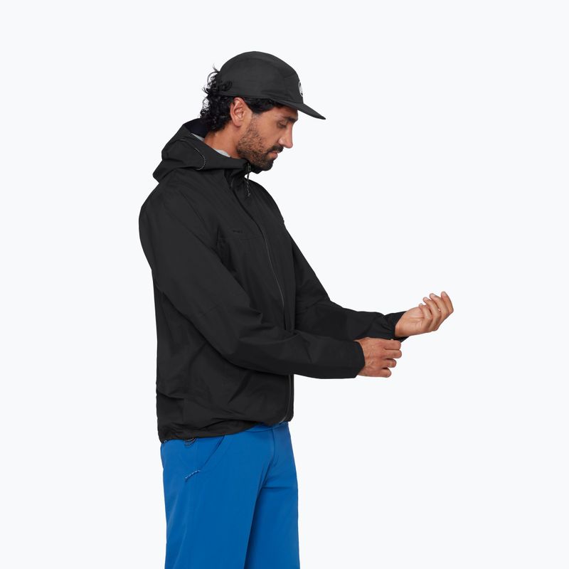 Herren-Windjacke Mammut Ducan HS Hooded black 4