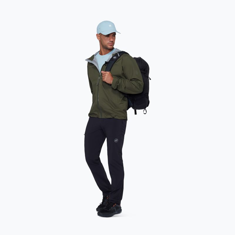 Herren-Windjacke Mammut Ducan HS Hooded dark mesh 2