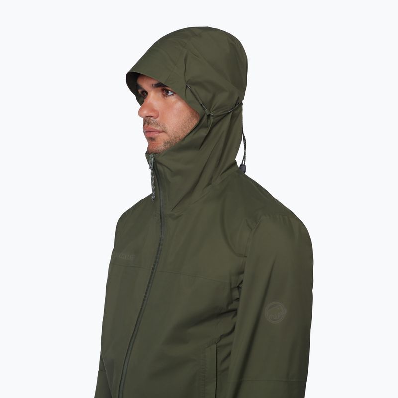 Herren-Windjacke Mammut Ducan HS Hooded dark mesh 5