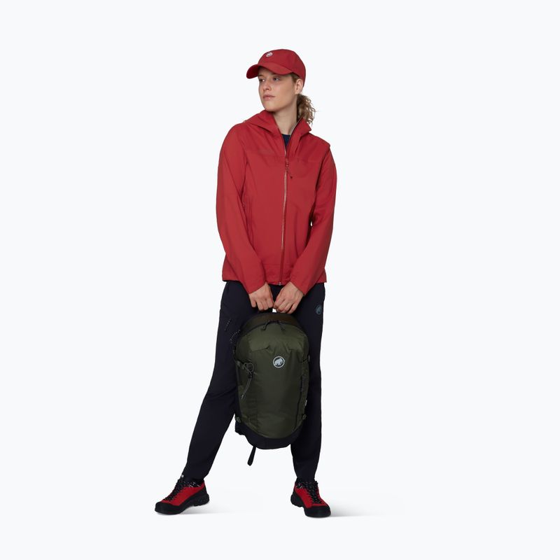 Damen-Windjacke Mammut Ducan HS Hooded dark mammut red 2