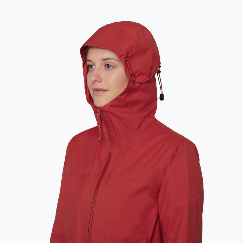 Damen-Windjacke Mammut Ducan HS Hooded dark mammut red 5