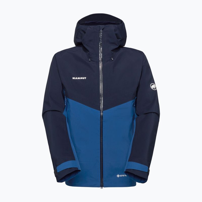 Herren-Regenjacke Mammut Crater IV HS Hooded sweatshirt/marine 10