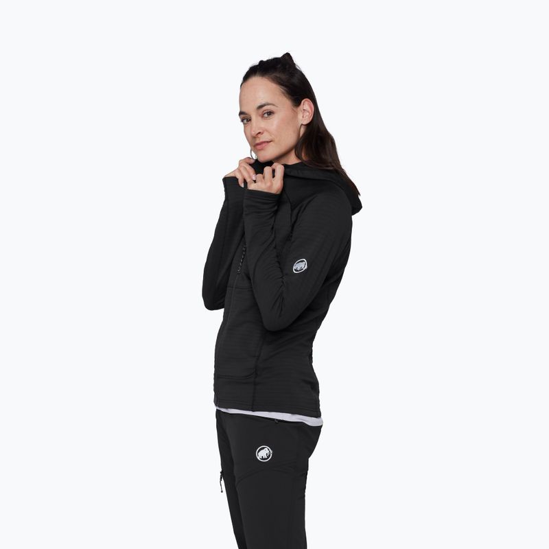 Damenpullover Mammut Taiss ML Hooded Jacket Women black 4