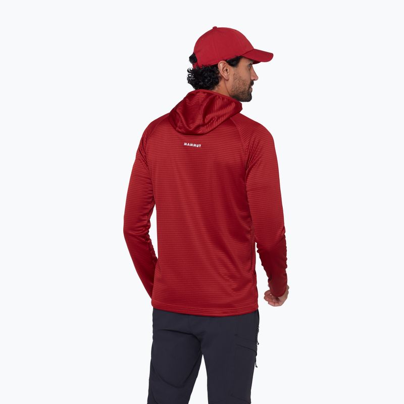 Herren Trekking-Sweatshirt Mammut Crag ML Hooded dark mammut red 3