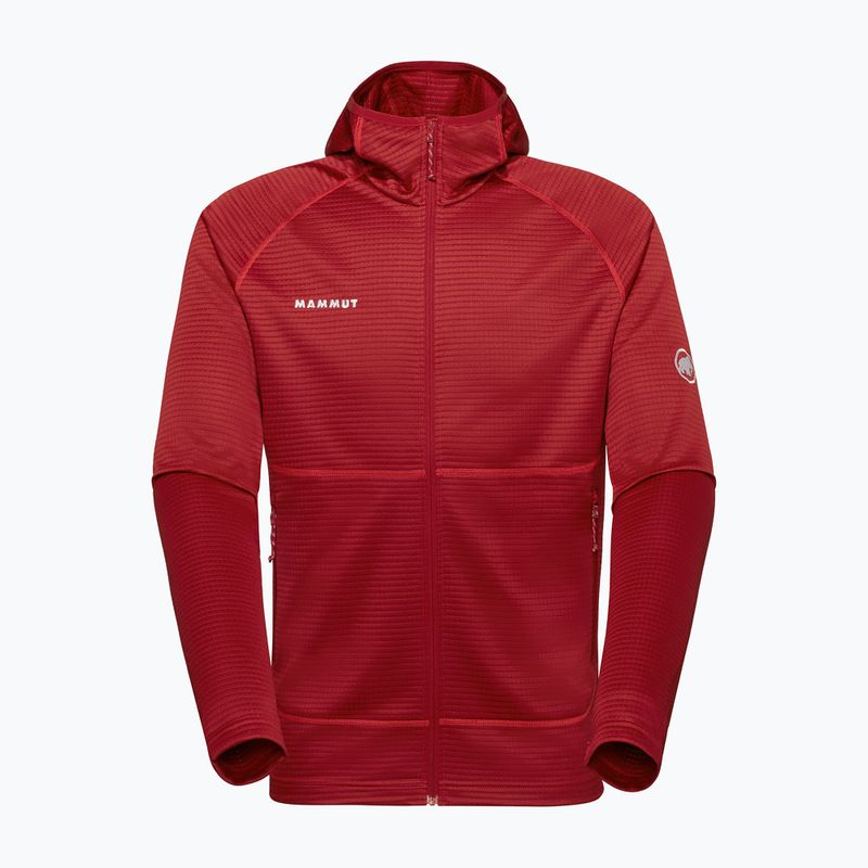 Herren Trekking-Sweatshirt Mammut Crag ML Hooded dark mammut red 6