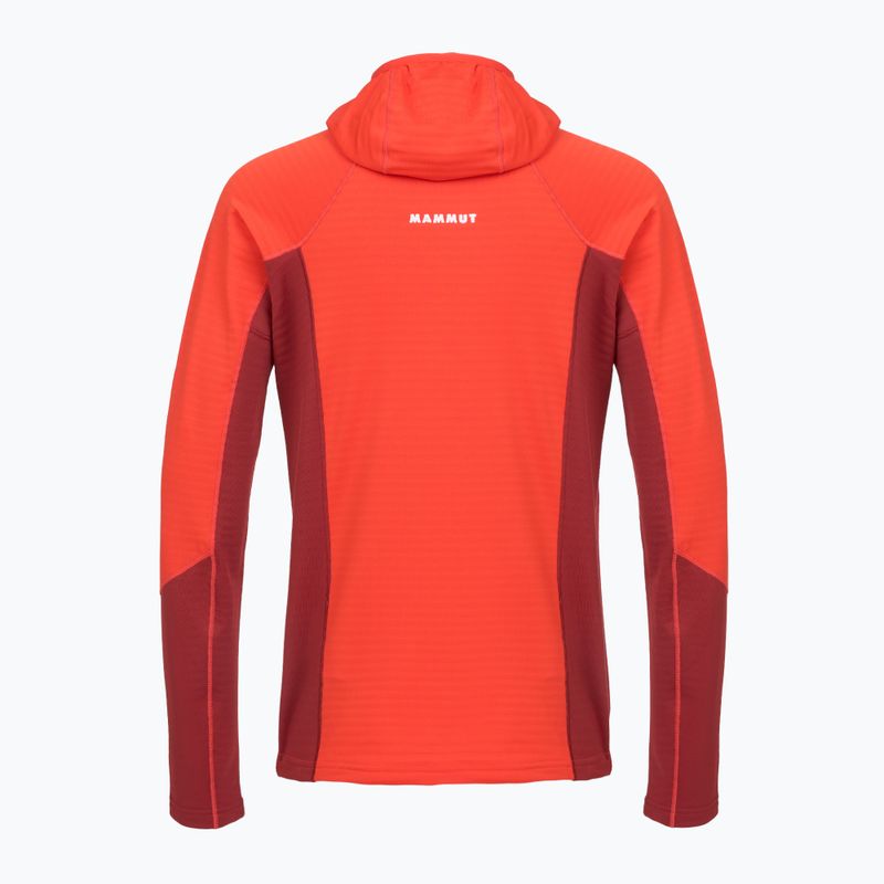 Herren Sweatshirt Mammut Taiss ML Hooded mammut red/dark mammut 2