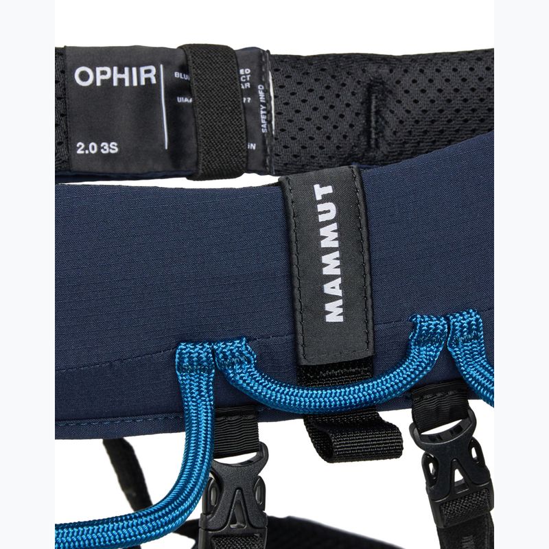 Kletter-Sicherheitsgurt Mammut Ophir 3 Slide 2.0 Harness marine/sapphire 4